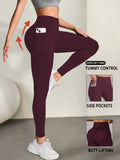 Women's High-Waist Tummy Control Leggings with Pockets